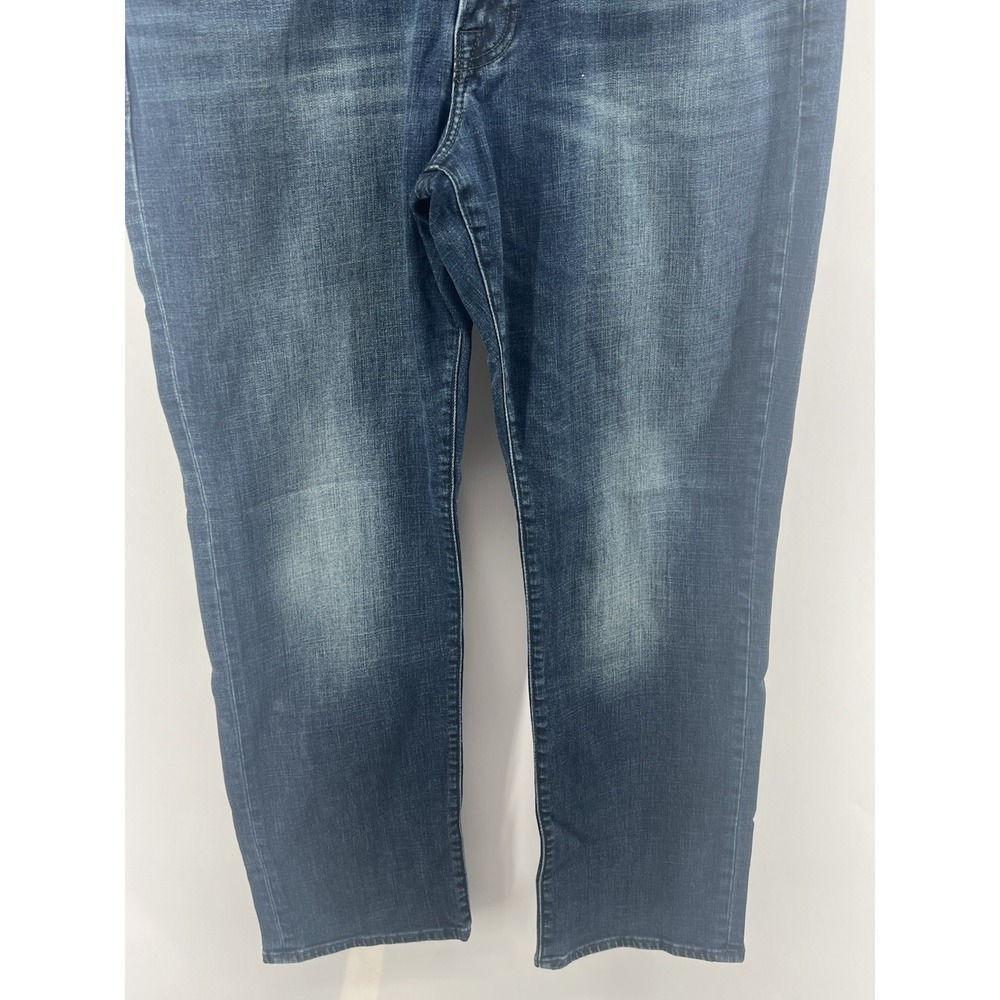 Lucky Brand 121 Heritage Slim Jeans Tagged 36/30 Actual 37/29 Mid Wash Stretch - Picture 3 of 7